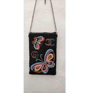 กระเป๋าสะพายไหล่ผู้หญิงสไตล์โบฮีเมียนวินเทจสำหรับฤดูหนาว หนังแท้ ลายเรขาคณิต ขนาดสั่งทำได้ กันน้ำ - Product Image 2