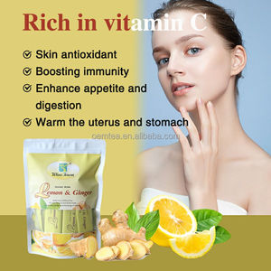 เครื่องดื่มสมุนไพรช่วยบำรุงผิวขาวใส สารต้านอนุมูลอิสระ ส่วนผสมจากธรรมชาติ สูตรเฉพาะ ชาเลมอนขิง (ฉลากสินค้าสั่งทำ) - Product Image 4