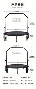 Trampolín Plegable de Espuma Económico de 40 Pulgadas para Niños, Uso en Exteriores, Ligero, 11.5 kg, Capacidad de 440 lb - Product Image 4