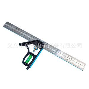 ZHCY Movable Combination <b>Square</b> 300mm Stainless Steel High Precision Level Woodworking <b>Tool</b> - Product Image 5