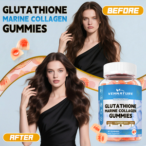 Private Label Glutathion Hautaufhellende Marine-Kollagen-Ergänzung Glutathion-Gummis zur Unterstützung der Gesundheit von Haar und Nägeln - Product Image 4