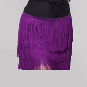 Vestido de Baile Latino para Niñas, Falda con Flecos, Ropa de Baile Regular, Vestidos con Borlas para Niñas - Product Image 4