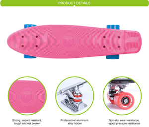 <span class=keywords><strong>Longboard</strong></span> complet transparent rouge clair 22 pouces, mini skateboard rétro, <span class=keywords><strong>longboard</strong></span> cruiser old school - Product Image 4
