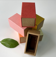 Boîte en papier kraft personnalisée recyclable, boîte à tiroir blanche, style boîte à bijoux, emballage pour cadeau