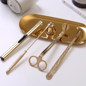 ชุดอุปกรณ์ตัดไส้เทียนหอมแบบแก้ว 4-in-1 คุณภาพสูง <span class=keywords><strong>RURU</strong></span> Luxury พร้อมชุดเครื่องมือดูแลทำมือ - Product Image 2