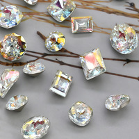 Strass en verre 3D motif cœur, cristaux gelée pour décoration d'ongles de mariée, vêtements, chaussures et sacs