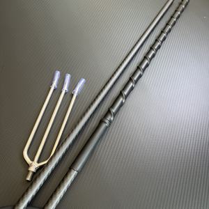 MARZO Lanza <span class=keywords><strong>de</strong></span> pez con mango telescópico Pesca submarina Fibra <span class=keywords><strong>de</strong></span> vidrio Sling Pole Spear 5 Tips Set para pesca - Product Image 3