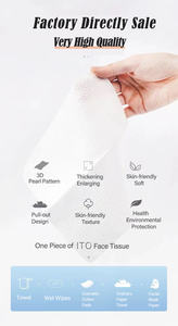 Fazzoletti per la pulizia del viso panni monouso per la cura personale rimozione trucco per adulti pulizia della casa - Product Image 5