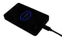 Mini lecteur RFID UHF USB 20CM de bureau à lecture rapide pour sortie clavier simulé, matériau ABS, interface Type-C