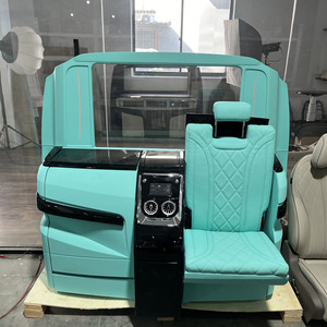 Divisor de Asientos VIP para Vito Clase V con TV Elevable de 43 Pulgadas y Asientos Ocultos para Mercedes W447 W448 MB01, Partición Personalizada - Product Image 3