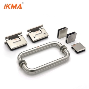 CRL <span class=keywords><strong>BN</strong></span>-soporte de pared de níquel cepillado, clip cónico de ducha de alta resistencia, herrajes para vidrio - Product Image 2