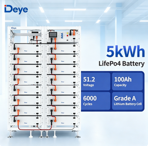 Baterai Tegangan Tinggi Model Baru 51.2V 100AH 5.12KWH IP20 BOS-G-Pack5.1 BOS-G-PDU-2 3U-HRack 50kwh Baterai Penyimpanan Energi Rak - Product Image 1