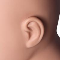 Tête de Mannequin de pratique en Silicone souple, Acupuncture, Massage, accessoire d'éveil avec épaule, pour la gestion de la peau, beauté