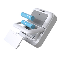 Minuteur numérique électronique intelligent en plastique, chronomètre de cuisine, horloge à piles avec fonction snooze pour chambre, salon et bureau