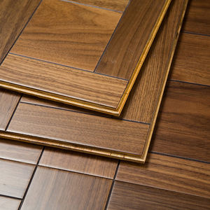 Noyer <span class=keywords><strong>de</strong></span> luxe léger minimaliste moderne 450*450mm forme spéciale plancher d'ingénierie intérieur usage domestique pour <span class=keywords><strong>parquet</strong></span> <span class=keywords><strong>de</strong></span> cuisine - Product Image 3