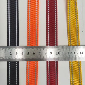 Tali hewan peliharaan kecil, 20mm 1 inci 1.5 "bebas tangan tali anjing kerah berjalan dapat ditarik untuk tali hewan peliharaan pola kustom anyaman serbaguna lembut - Product Image 2