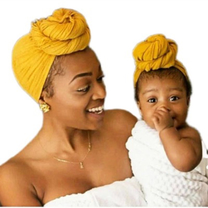Casquette multicolore pour maman <span class=keywords><strong>et</strong></span> moi, chapeau indien, turban, décoration de cheveux, élastique, couvre-chef, fabricant, papa <span class=keywords><strong>et</strong></span> enfants, nouvelle collection 2020 - Product Image 1