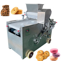 Commercial automatique petit bâton rose beurre écrou de protéine au chocolat macaron biscuit façonnage de presse cookie machine