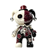 Figurine de collection OEM personnalisée de poupée clown gothique en ABS, boîte mystère avec emballage personnalisé, service de personnalisation direct usine en Chine