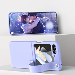 Cubierta anticaída para <span class=keywords><strong>Samsung</strong></span> <span class=keywords><strong>Z</strong></span> <span class=keywords><strong>Flip</strong></span> 5 PC + PU bolsas para teléfono móvil con soporte cubierta para teléfono celular para <span class=keywords><strong>Samsung</strong></span> <span class=keywords><strong>Z</strong></span> <span class=keywords><strong>Flip</strong></span> 5 - Product Image 2