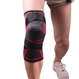 Sports Knee Support Sleeve CZFIT Breathable Lightweight Nylon Neoprene <b>Compression</b> 2cm Bilateral Adjustable Non-Slip Hook Loop - Product Image 2