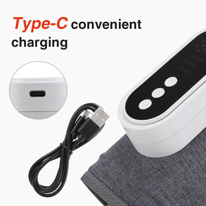 Paquete doble Compresa caliente Presoterapia Bota Máquina de masaje Bolsa de aire Squeeze Calefacción Compresión de aire Masajeador de piernas para circulación - Product Image 6