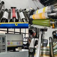 Machine d'impression flexographique entièrement automatique à 6 couleurs pour étiquettes en plastique, sacs en papier/plastique, haute efficacité, nouvelle