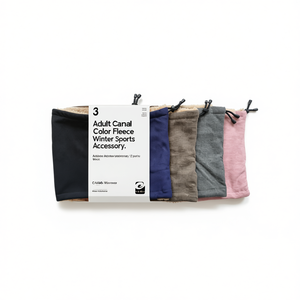 Adult Camel Color Fleece Neck Warmer 12 Pack Winter Sports Accessory - Product Image 2