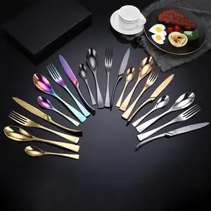 Kaya不锈钢刀、叉子和勺子餐具牛排刀西餐具套装可用标志