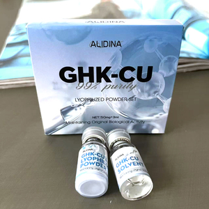 Logo personalizzato contrassegno privato viso De-rughe rassodante blu rame Peptide viso siero GHK-cu rame Peptide riparazione polvere <span class=keywords><strong>d</strong></span> - Product Image 5