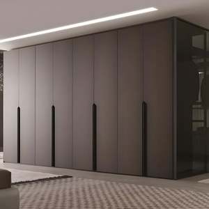 Armario de Dormitorio de Madera Maciza Estilo Europeo 2025, Gran Espacio de Almacenamiento, Diseño de Cómoda Integrada Personalizable, Popular para - Product Image 2