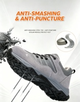 Chaussures de travail certifiées CE avec embout en acier anti-écrasement, isolation, anti-perforation, antidérapantes, respirantes, résistantes à l'usure, semelle extérieure légère en PU