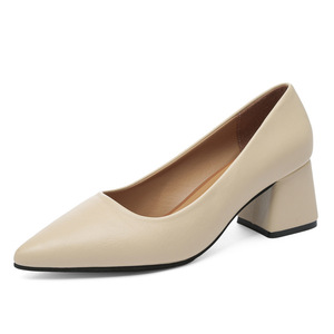 Personalized Process Factory Wholesale Size Pointed Design S Women High Elegant Mid Heel Ladies Shoes - Product Image 6