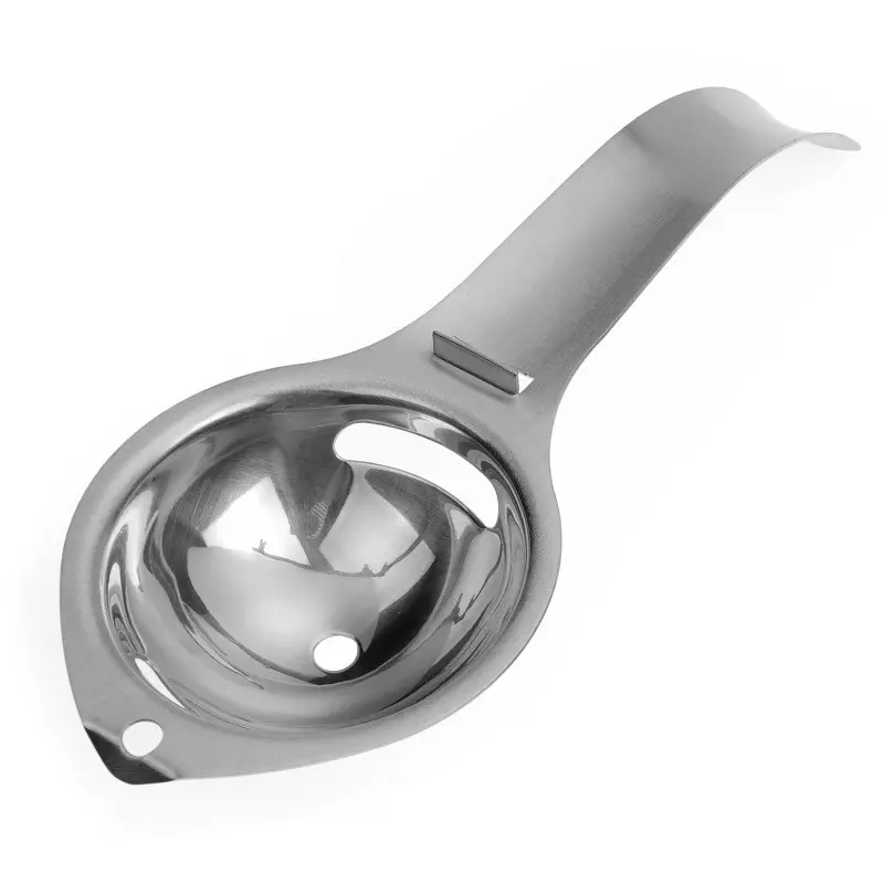 2024 nuevo diseño de acero inoxidable 304 separador de yema de huevo y filtro de colador utensilio de cocina personalizado para herramientas de huevo