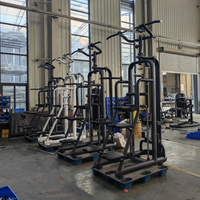 Station de musculation professionnelle à charges sélectionnables pour dips et tractions assistées, machine de haute qualité pour exercices des membres supérieurs