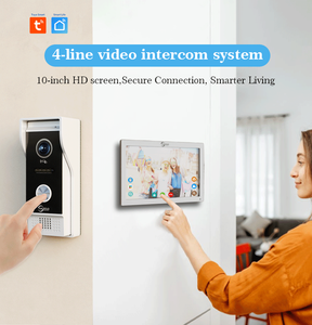 Hệ thống <span class=keywords><strong>intercom</strong></span> 1080P anjielo hồng ngoại thông minh ejeas <span class=keywords><strong>intercom</strong></span> Hệ thống camera với 148 ° Lĩnh vực xem cho biệt thự và căn hộ - Product Image 6