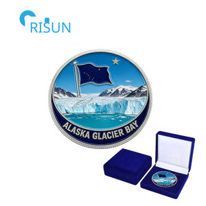 Médaille souvenir personnalisée avec paysage <span class=keywords><strong>de</strong></span> la faune <span class=keywords><strong>de</strong></span> l'Alaska (États-Unis), pièces commémoratives avec boîte, pièce <span class=keywords><strong>de</strong></span> défi personnalisée <span class=keywords><strong>de</strong></span> l'Alaska - Product Image 6