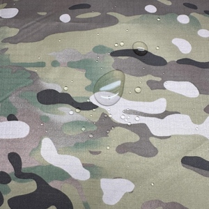 190T <span class=keywords><strong>Polyester</strong></span> <span class=keywords><strong>taffeta</strong></span> 0.5 lưới phân chia ngụy trang in PU lớp phủ - Product Image 4