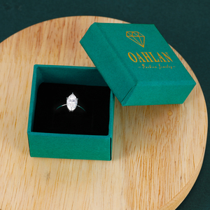 OAHLAN joyería fina 2ct corte Marquesa Moissanite 925 anillo de plata esterlina para mujer aniversario compromiso boda - Product Image 6
