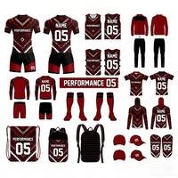Ensembles de maillots de football personnalisés par sublimation, design mis à jour, kit uniforme de football, séchage rapide, Ropa De Futbol