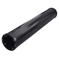 Panneau solaire cylindrique 50W 100W 150W 200W Wrap Tube Lampadaire pôle vertical Module solaire intégré