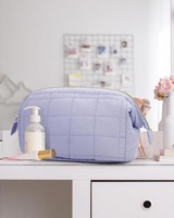 Sac de voyage matelassé en polyester en forme de nuage, grande capacité, personnalisable, best-seller, pour cosmétiques