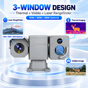 Caméra de surveillance portuaire longue portée à prix d'usine pour la surveillance des zones portuaires restreintes, système thermique PTZ - Product Image 6