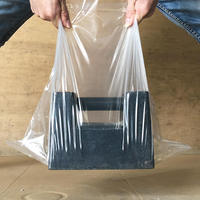 Bolsa Plana de Polietileno LDPE Personalizada, Grande, Antipolvo, con Parte Superior Abierta, para Empacar Pescado y Mariscos