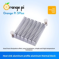 Radiateur en aluminium Orange Pi Orangepi5Plus, dissipateur thermique intégré pour carte mère, composants électroniques, montage par soudure, Shandong