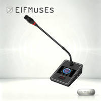Microphone sans fil de bureau avec batterie intégrée, solution professionnelle pour salles de conférence
