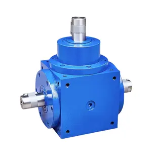 Right Angle Spiral Bevel Gearbox Forward and Reverse High Efficiency Speed Reducer Increaser Ratio 1:1 1:2 Customized Splines