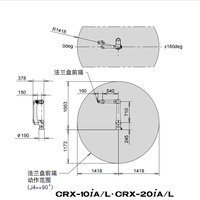 Robot collaboratif FANUC CRX 20iA/L 6 axes, charge utile 20 kg, portée 1418 mm, Cobot pour le vissage automatique de boulons et de vis