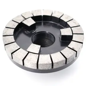Fullux bom desempenho diamante satélite roda disco abrasivo para moagem granito pedra polimento