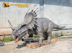 MyDino AD037 Outdoor-Garten-Display Animatronischer Dinosaurier Realistischer <span class=keywords><strong>Styracosaurus</strong></span> zum Verkauf - Product Image 4